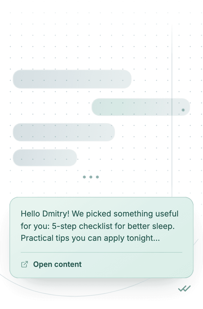 WhatsApp Business API for content engagement broadcast