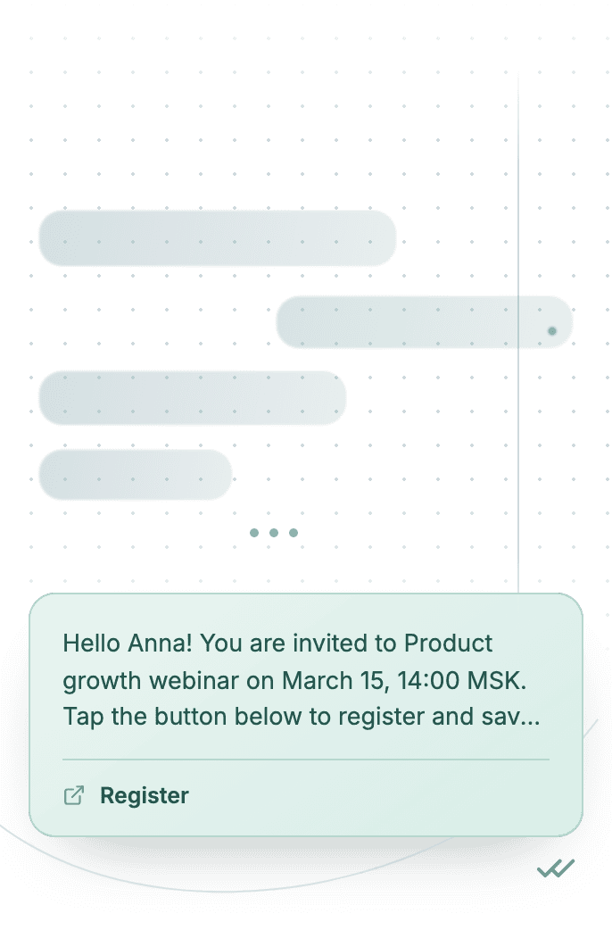 WhatsApp Business API for event invitation broadcast