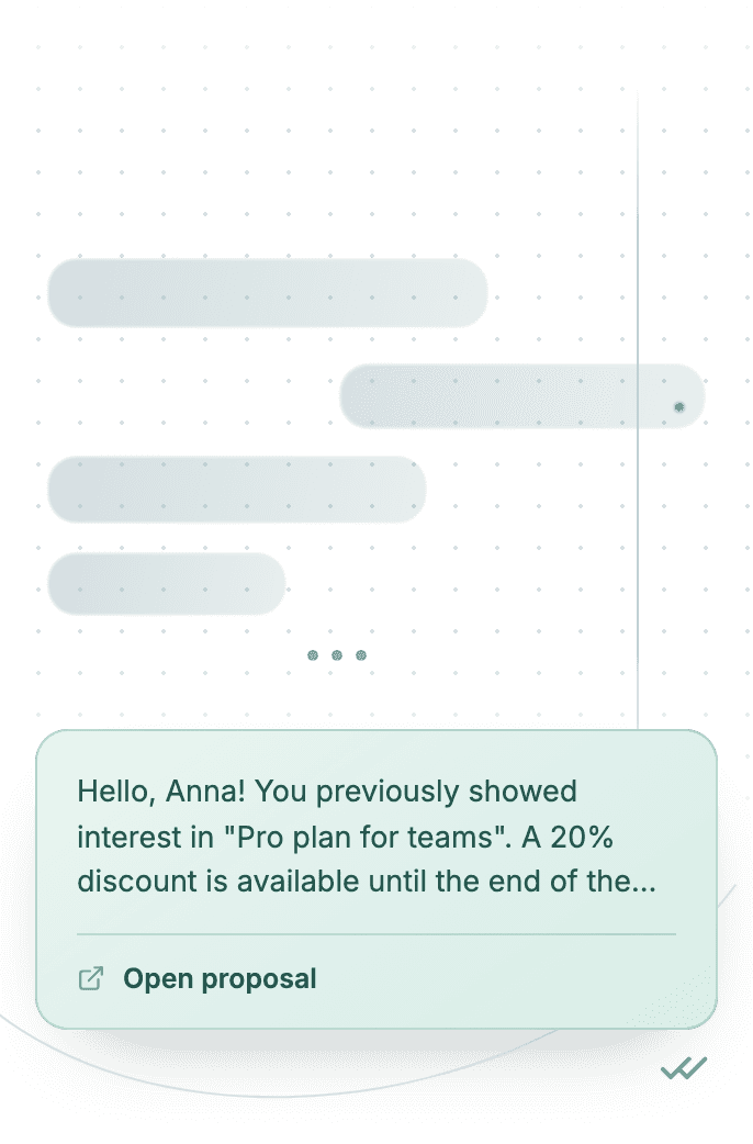 WhatsApp Business API for re-engage previously interested lead