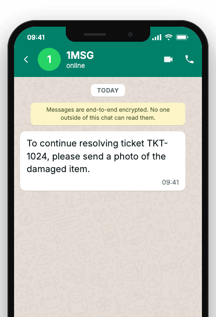 WhatsApp Business API for session reply — request additional information
