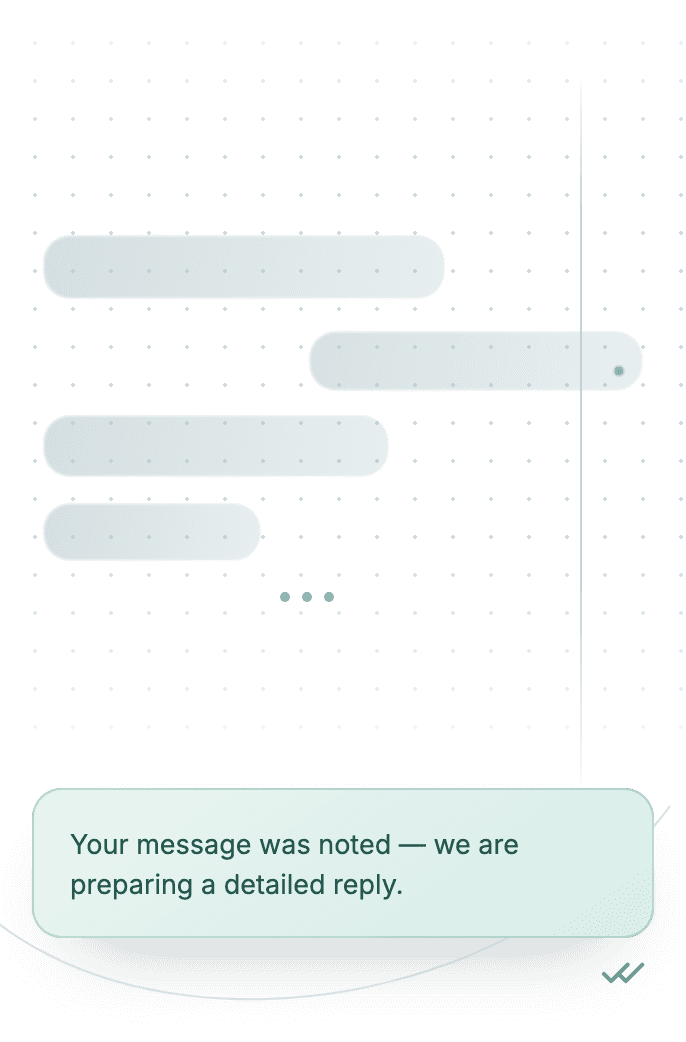 WhatsApp Business API for support acknowledgement — reaction and read receipt