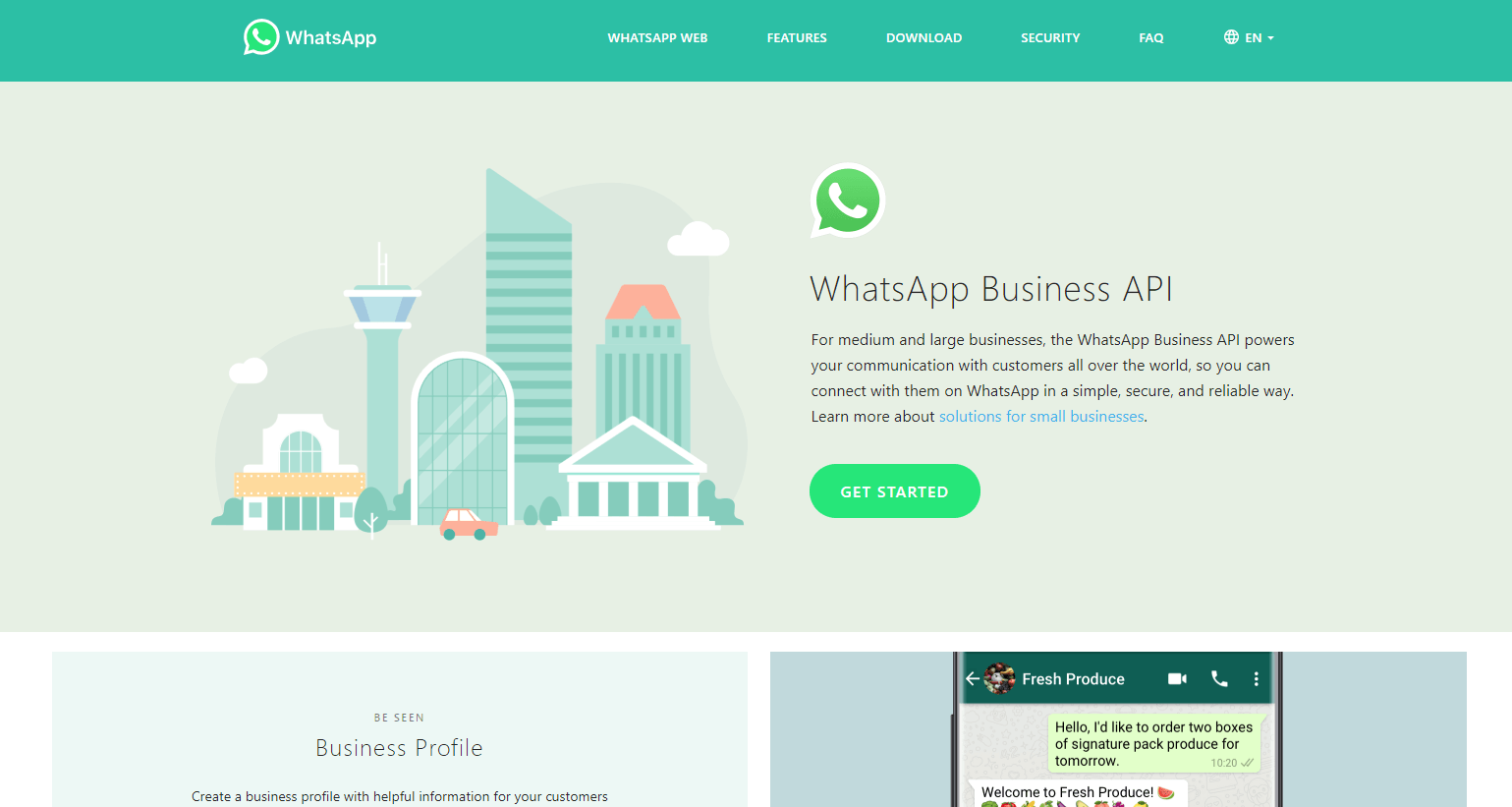 Official WhatsApp Business API