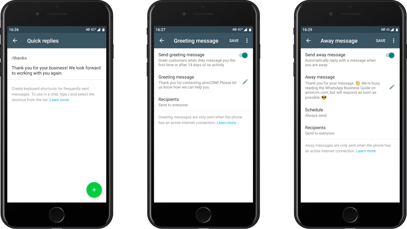 WhatsApp List Messages & Reply Buttons