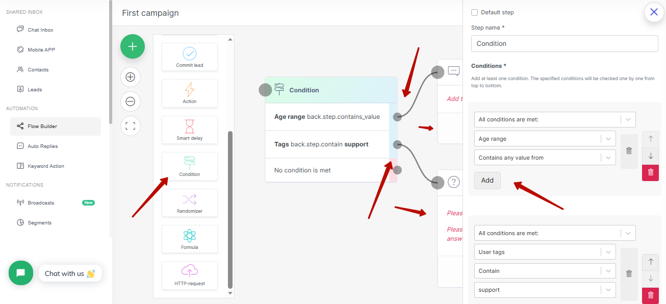 How to set up a WhatsApp chatbot? Part 3