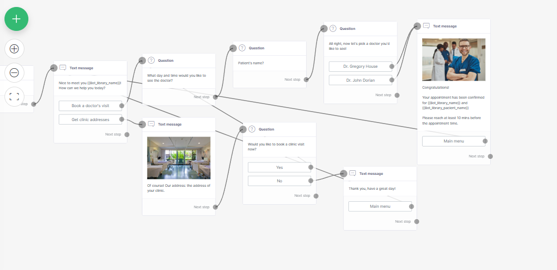 Ready-made Chatbot scripts and scenarios for any case